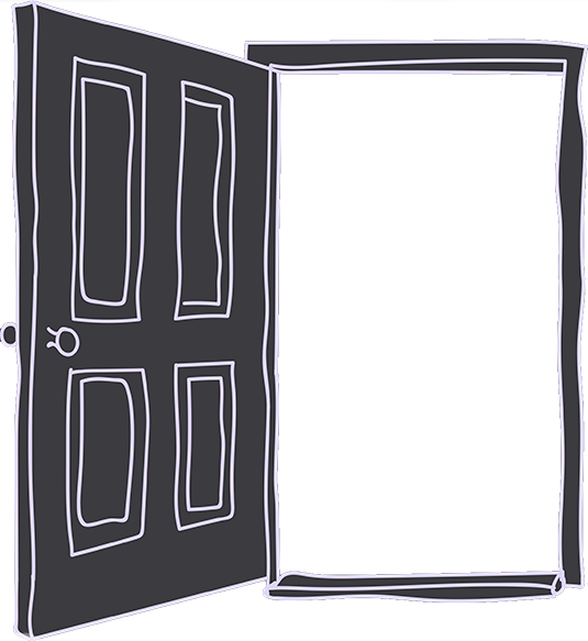 door drawing for featured work